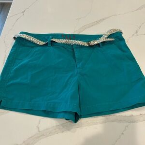 Elle Paris Turquoise size 16 shorts!